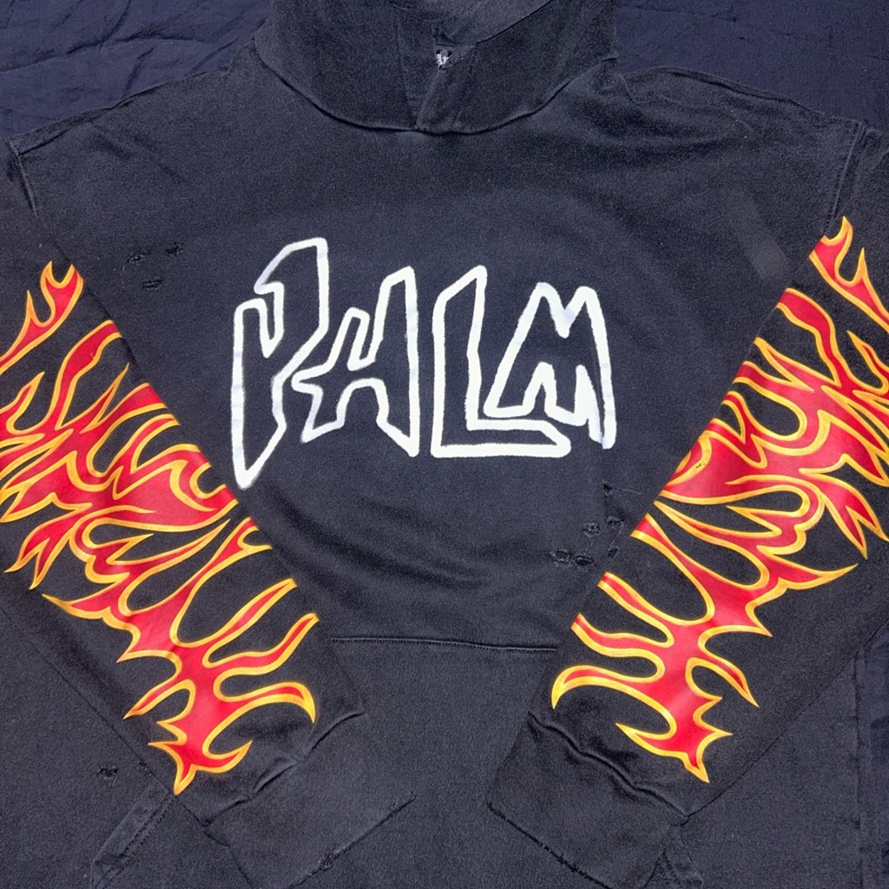PALM ANGELS FLAME HOODIE R3P